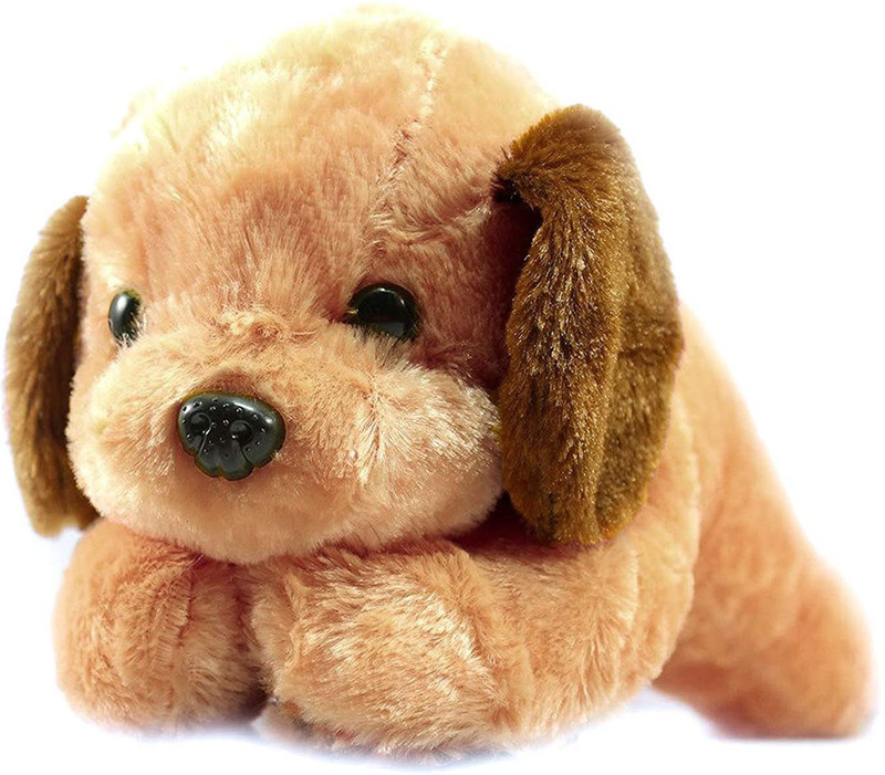 Kiddietown Cute Looking Premium Quality Dog, best for your loved ones- 25cm  - 26 cm(Brown)