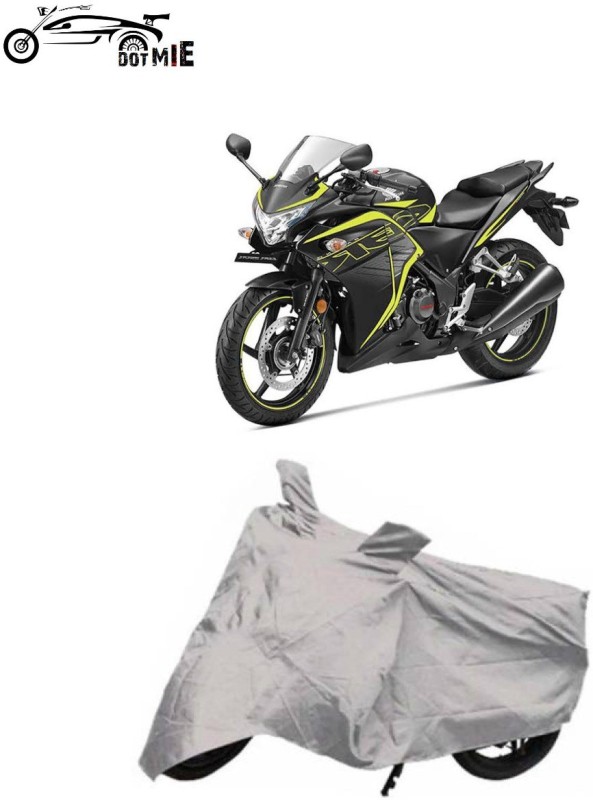 DOTMIE Waterproof Two Wheeler Cover for Honda(CBR 250R, Silver)