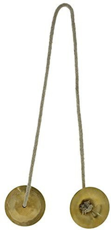 OgCombo SMALL size manjira Brass Pooja Bell Kartal Instrument BI Kartal Instrument Kartal Instrument