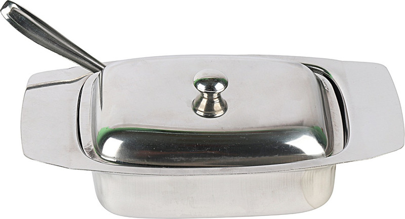 Mohini steels Stainless Steel Butter Dish with Lid Butter Dish