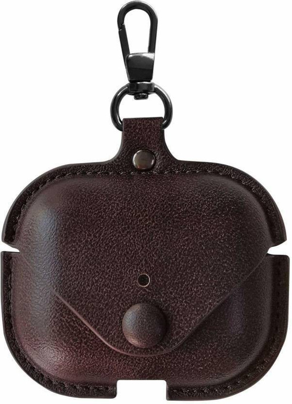 gettechgo Front & Back Case for APPLE AIRPODS PRO (2019)(Brown, Dual Protection)