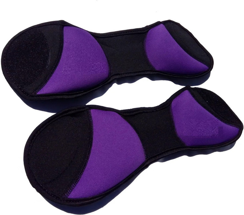 IRIS Neoprene Ankle & Wrist Weights ( 1 Kg x 2 ) Purple, Black Ankle & Wrist Weight(2 kg)