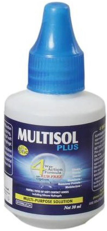 Diamond Eye 1 bottle Multisol plus starter pack for a tipy of soft eye contact lens Liquid (30 ml) ( 30 Ml ) Liquid (30 ml)(30 ml)
