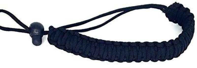 SHOPEE Braided Paracord Hand Grip Wrist Bracelet Strap for All DSLR Camera/Binoculars (Black ) Strap(Black)