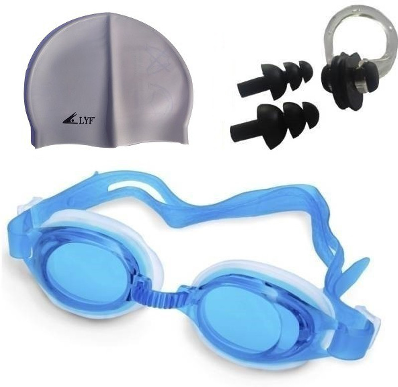 Morex ® Swimming Cap , Google ,Ear plug & Nose Clip CB-60 Swimming Kit