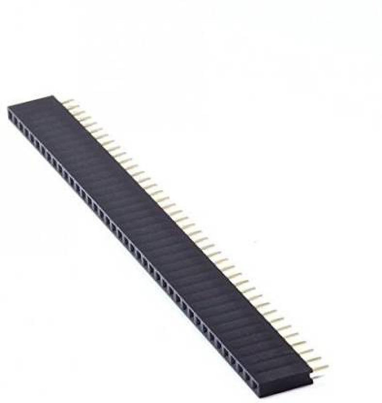 jivith Header Pin Male 10mm (1 x 40)(Black)