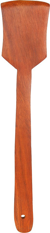 Trumiri 13"x3" Premium Wooden Spatula for Cooking Nonstick Wood Spoon with Large Blade Cooking Utensil without Holes for Flipping, Serving, Stirring Spatula with Long Handle for Pancakes Wooden Spatula(Pack of 1)