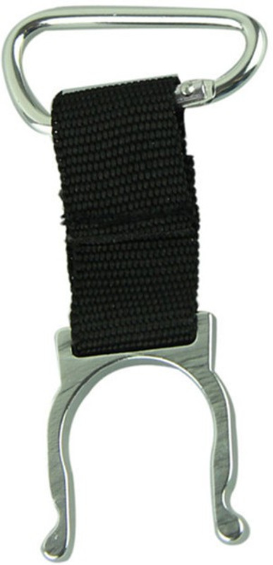 Nema Carbide Water Bottle Buckle Hook Holder Clip For Camping Hiking Locking Carabiner(Silver)
