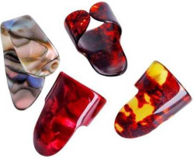 Boom Box 1 Thumb 3 Finger Guitar Pick(Pack of 4)