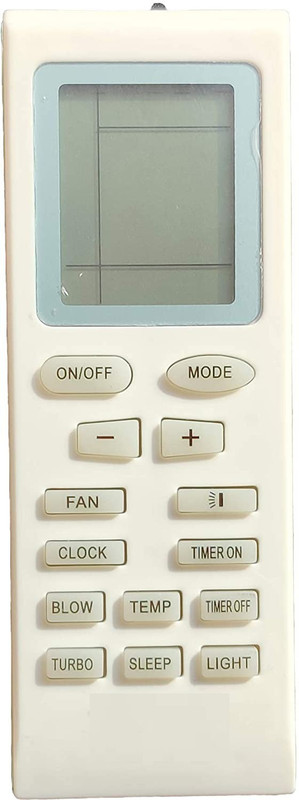 EHOP Air Conditioner Remote Compatible for Split AC Voltas Remote Controller(White)