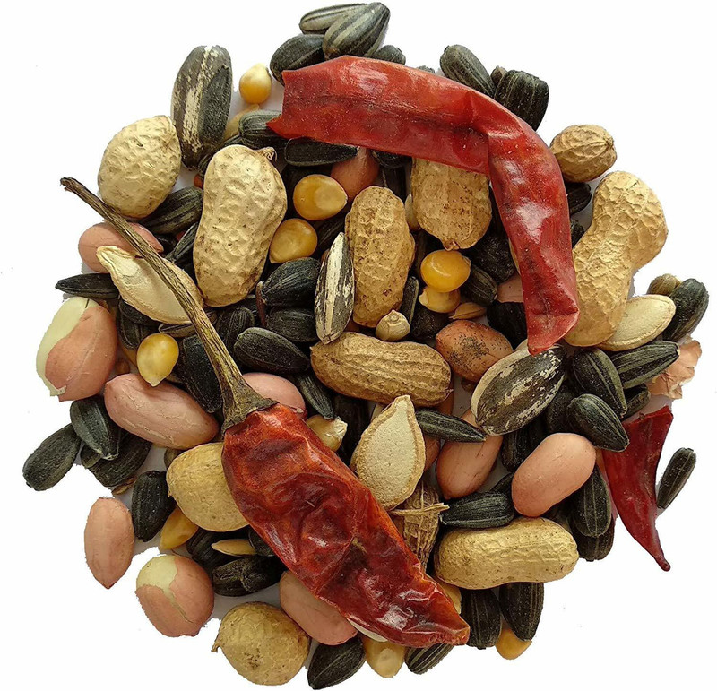 COLOURFUL AQUARIUM Natural & Healthy Birds Food Seed Mix for All Indian Parrots (1800g) 1800 kg Dry Young Bird Food