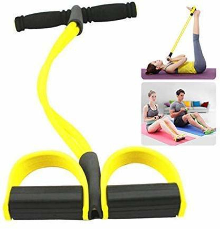 HACKERX Tube Pull Reducer Ab Exerciser(Black, Yellow)