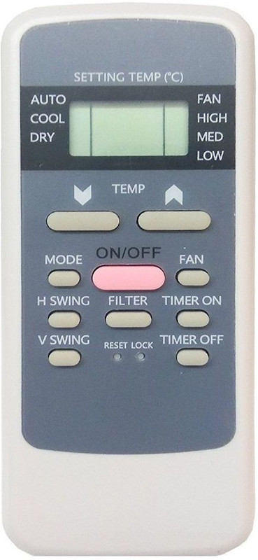 Topmarque  VC 02 Split/Window Air Conditioner Remote (Please Match The Image with Your Old Remote) CARRIER Remote Controller(White)