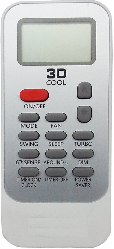 Hybite AC Remote Compatible for  AC Whirlpool 3D AUTO Remote Controller(White)