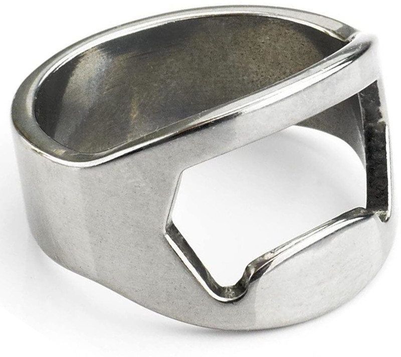 PackNBuy Stainless Steel Finger Ring Bottle Opener(Pack of 1)