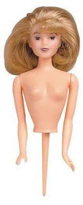 Bakers King Plastic Light Brown Head Dolls for Cake Topper & Cookie Decorating || Doll Kitchen and Baking Accessories and Decorating Tools (Light Brown Head Doll) Cake Topper(Light Brown Pack of 1)