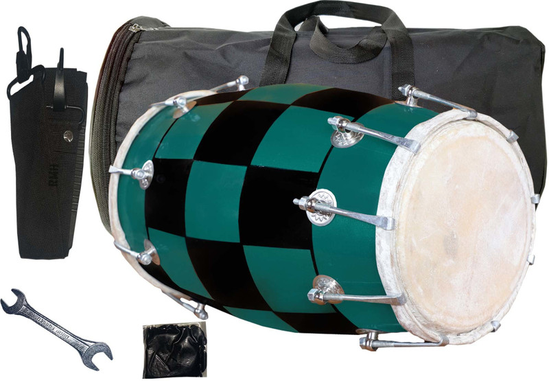 RAM musical FTK-GCD 6532 Nut & Bolts Dholak(Multicolor)
