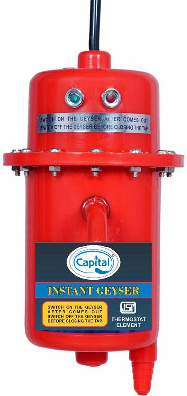 Capital 1 L Instant Water Geyser 1 L Instant Water Geyser(Red)
