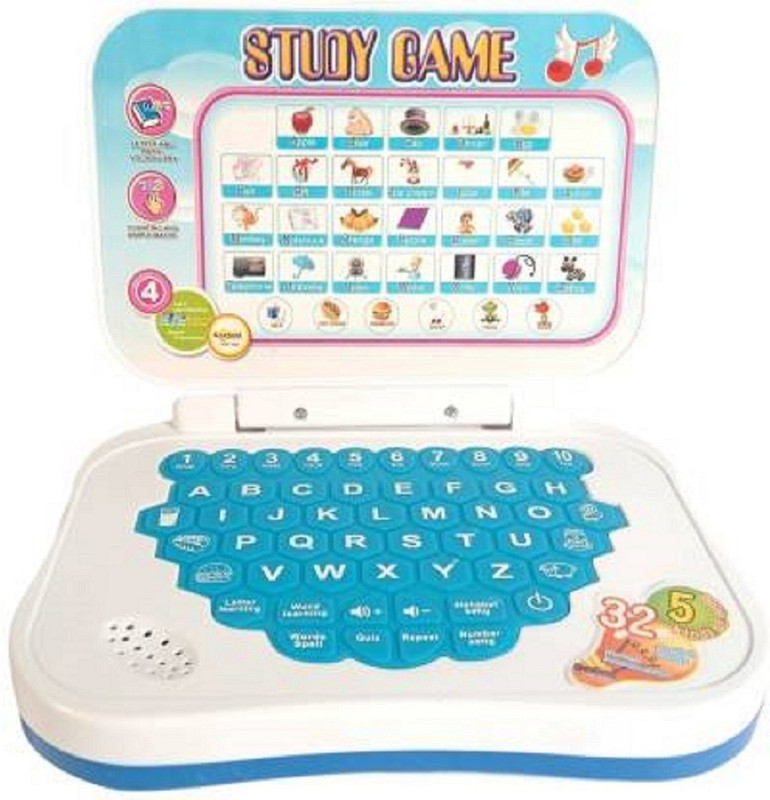 BACKGAMMON Mini Laptop with Learning Games(Multicolor)