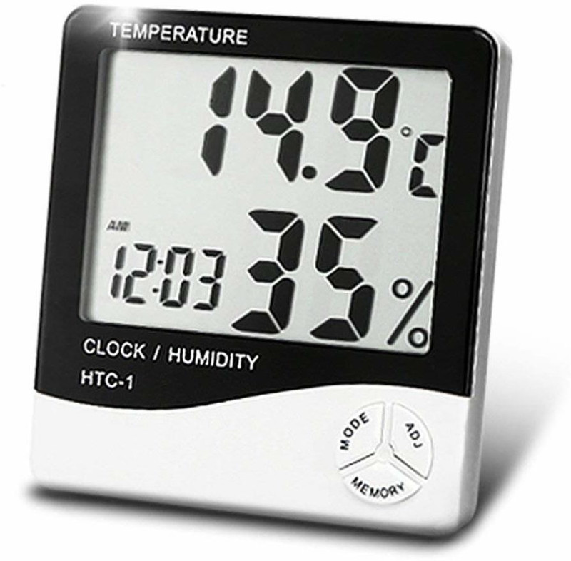 Home Care Forever MOISTURE MEASURER HTC Digital Humidity Meter Tester Thermo Hygrometer Thermohygro Tester HTC-1 Pin-Type Digital Moisture Measurer(1.5 mm)