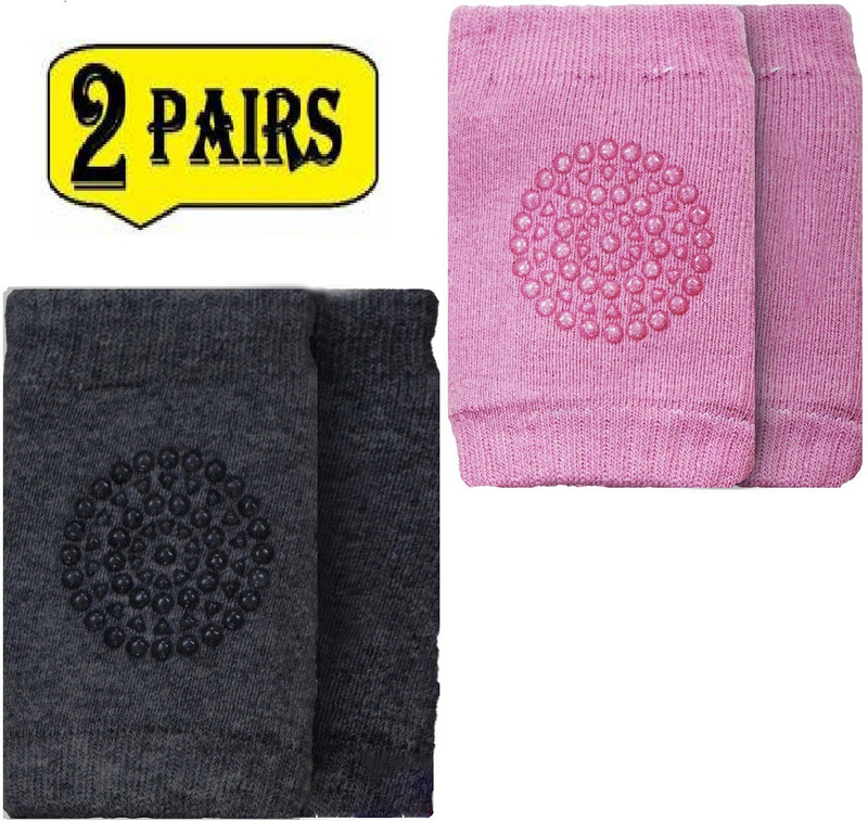 BABYMOON (2 PAIRS) Baby Knee Pads for Crawling Multicolor Baby Knee Pads(Ultra protection)