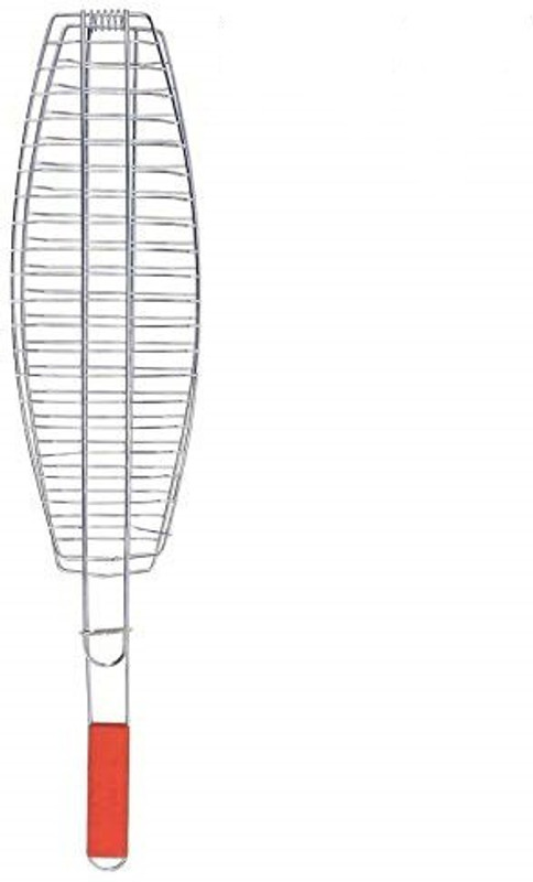 JYNEX BBQBarbequeFishSteelGrillNetBasket Charcoal Grill