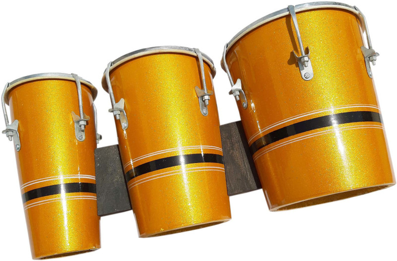 RAM musical Yellow 3set 6535 Wooden Bongo(18 cm, 16 cm, 14 cm)