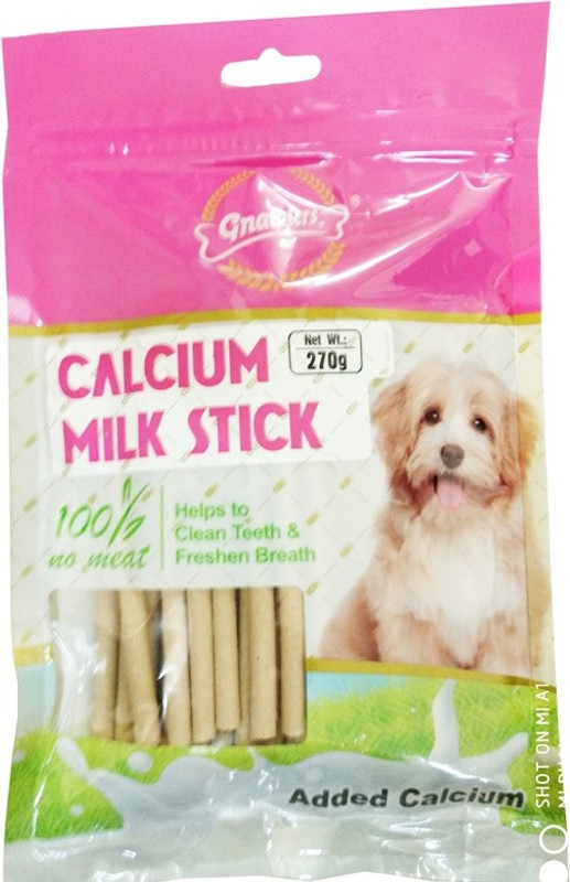 Gnawlers Calcium Milk Stick Milk Dog Treat Milk Dog Treat(270 g)