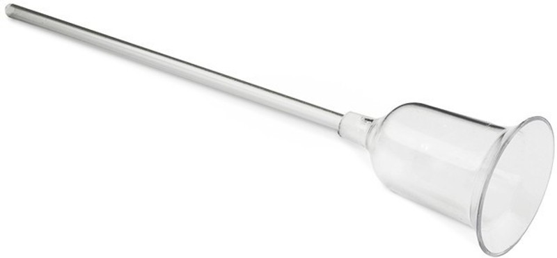THE LABWORLD orld glass thistle funnel for chemistry laboratory borosilicate glassware set of 2 Borosilicate Glass Funnel(Clear, Pack of 1)