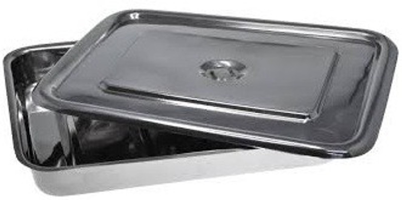 AMAZECARE ™ 12"inch x 10" inch Instrument Tray With Lid Reusable Medical Tray