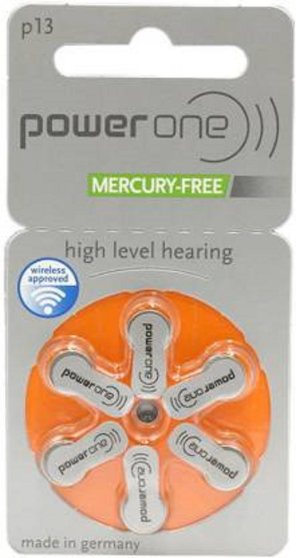 Power one Hearing Aid Battery Size 13 -Pack Of 60 Batteries One-13no-60Battery Stethoscope Case(Yellow)