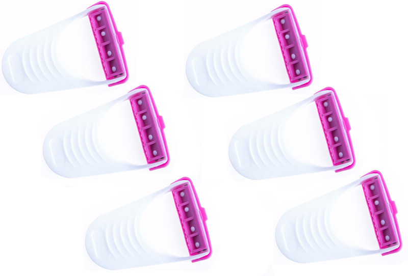 GABBU Disposable Body & Bikini Shaving Razor For Women and Girls Hair Remover RAZOR -6 psc, Women(Pack of 6)