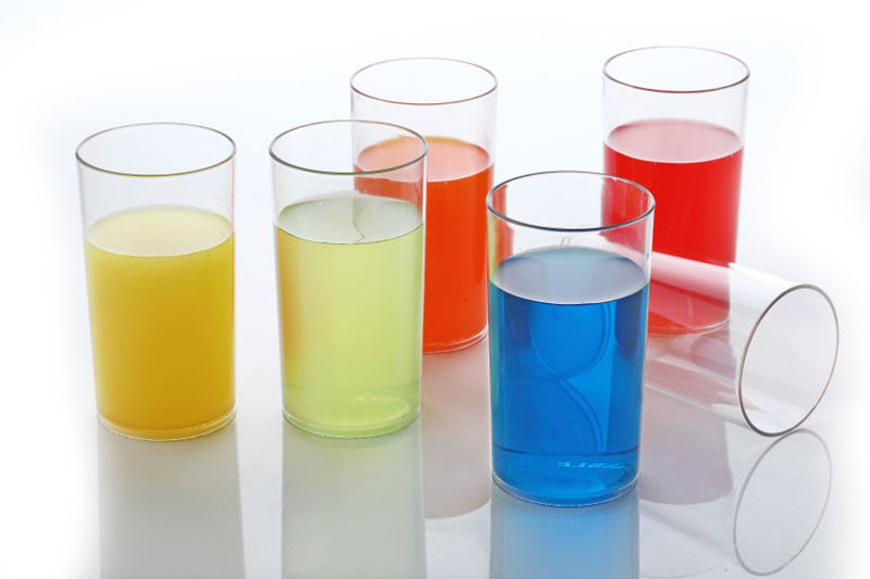 MACARIZE (Pack of 6) Voltage Raiser Life Extension Unbreakable Glass Set Water/Juice Glass(250 ml, Plastic, Clear)