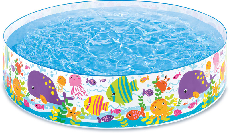 INTEX Ocean Reef Snap Set Pool 6'X15" Inflatable Swimming Pool(Multicolor)