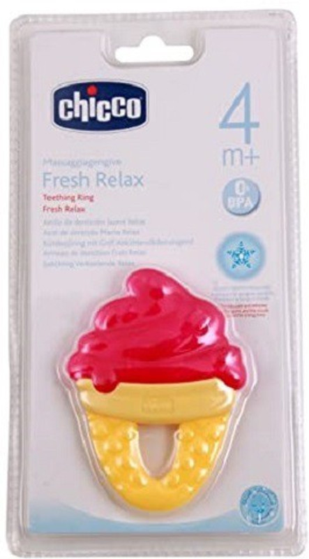 Chicco BPA Free Baby Fresh Relax Teething Ring Teether(Multicolor)