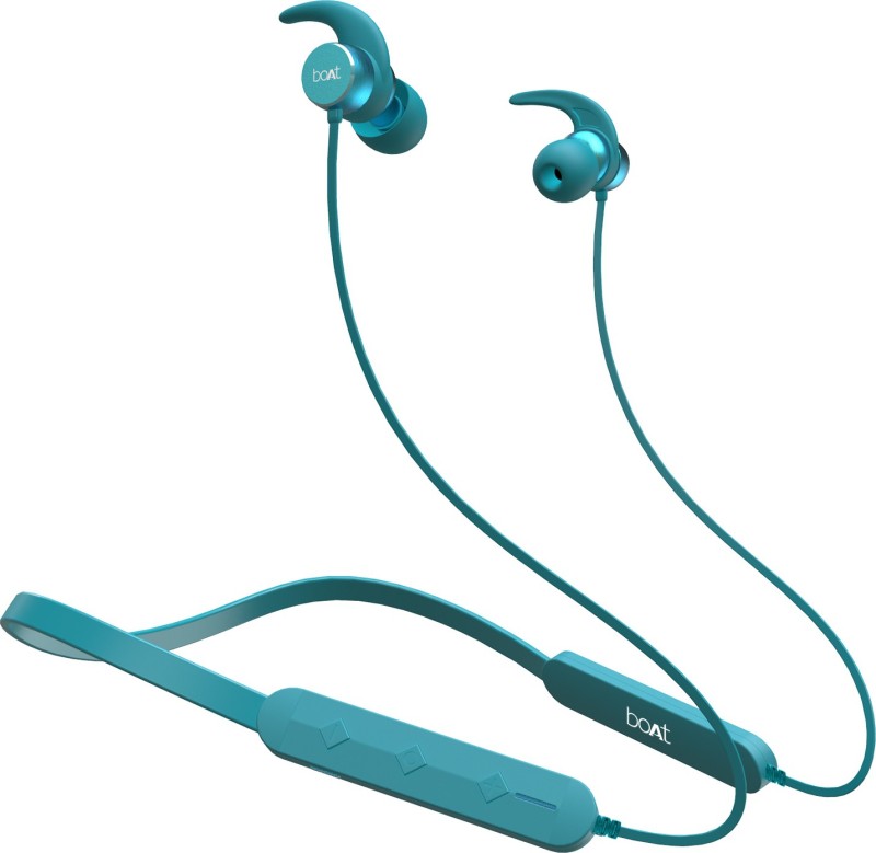 boAt Rockerz 255F Pro with Fast Charging Bluetooth Headset(Teal Green, In the Ear)