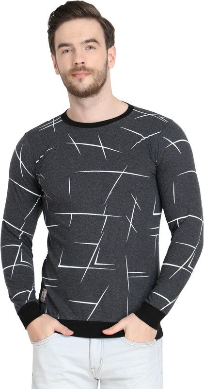 UZee Printed Men Round Neck Multicolor T-Shirt UZee Printed Men Round Neck Multicolor T-Shirt