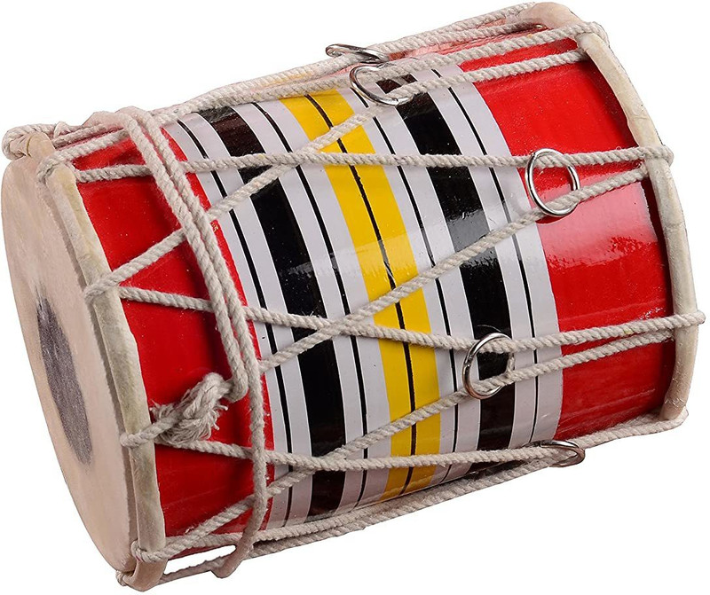 Tijarat Kids Dholak - Musical Instrument For Your Kid Rope & Rings Dholak(Multicolor)