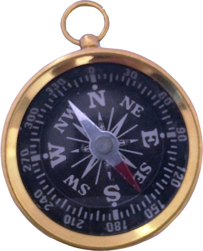 Shoptreed Vintage Mini Nautical Brass compass Compass(Gold)