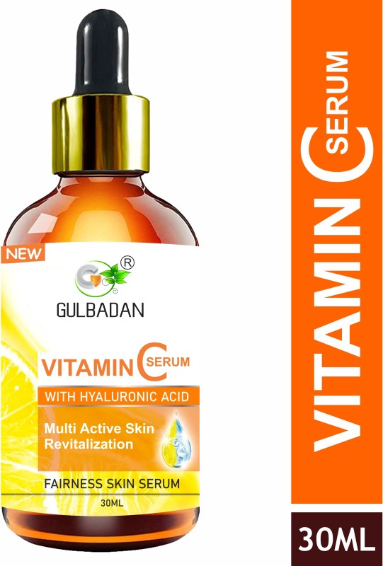 GULBADAN Vitamin C Serum with Hyaluronic Acid Multi Active Skin Revitalization Fairness...