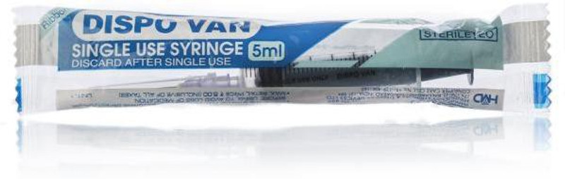 DISPOVAN SYR03 - Syrigne (Pack of 50) Medical Needle(Mullti Color)