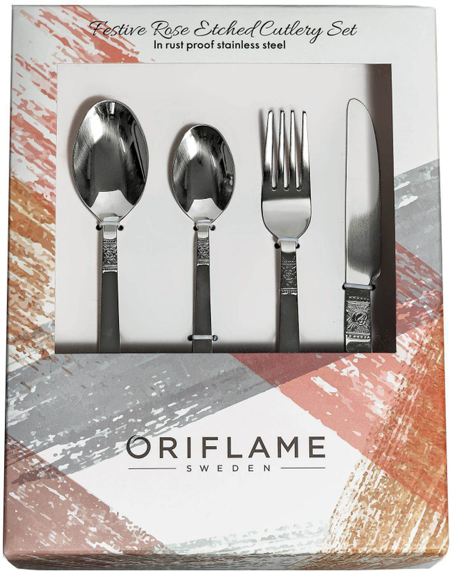 Oriflame Sweden Stainless Steel Cutlery Set(Pack of 24)
