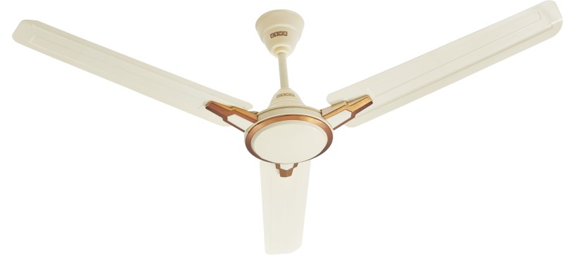 USHA racer chrome 1200 mm Ultra High Speed 3 Blade Ceiling Fan(Rich Ivory, Pack of 1)
