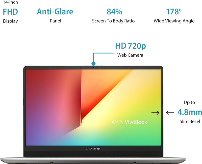 Asus VivoBook S Series Core i5 8th Gen - (8 GB/1 TB...