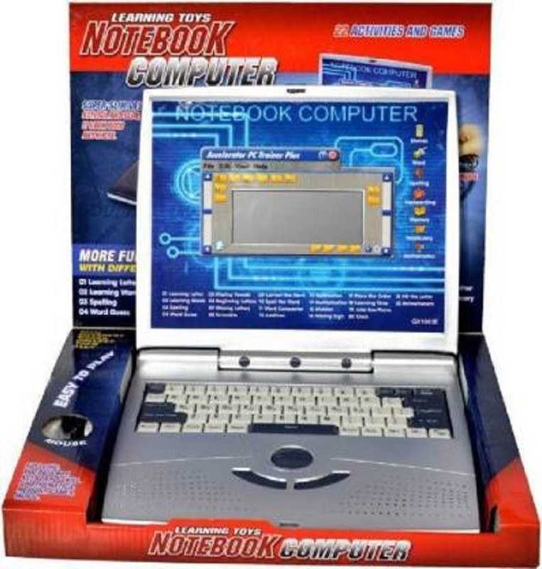Kmc kidoz Super Slim English Learner & Educational Intellectual Notebook Laptop For Kids (Multicolor)(Multicolor)