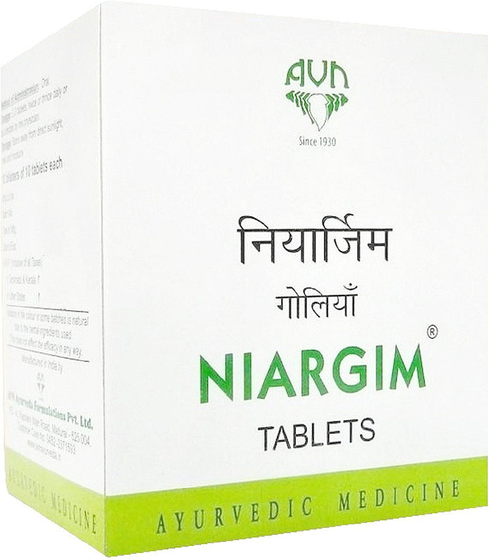 AVN Niargim Tablets - Effective against Migraine and Tension Headaches(100)