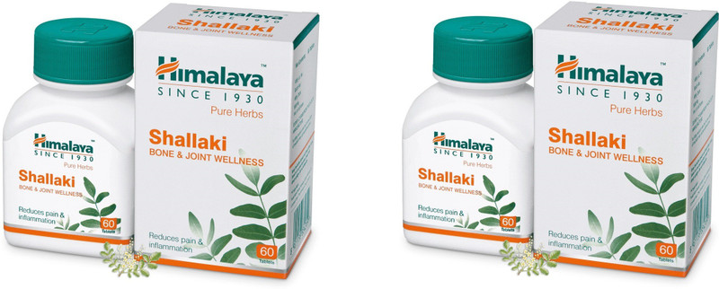 HIMALAYA Shallaki 60 x 2=120 Tablets(Pack of 2, 120)