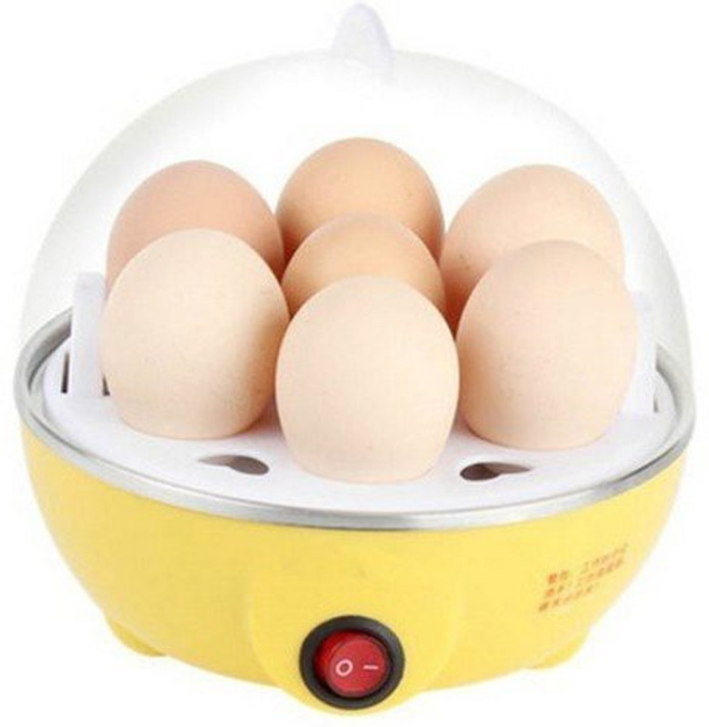 TYAG tyag Automatic Egg Boiler Electric Egg Boiler/Egg Cooker/Plastic Egg Boiler/Mini Steamer Poacher Egg Cooker(Multicolor, 7 Eggs)