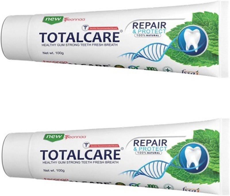 Feonnaa Total Care Repair & Protect (Pack of 2) Toothpaste(200 g, Pack of 2)