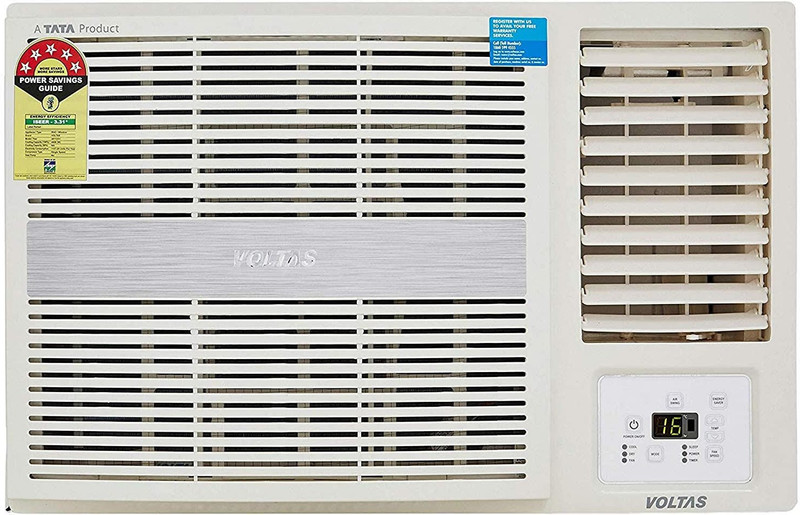 Voltas 1.5 Ton 5 Star Window AC - White(185 LZH-R32/185 LZH, Copper Condenser)